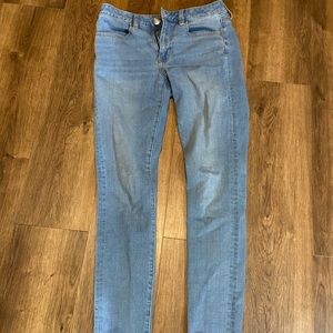 American Eagle light wash Jeggings
